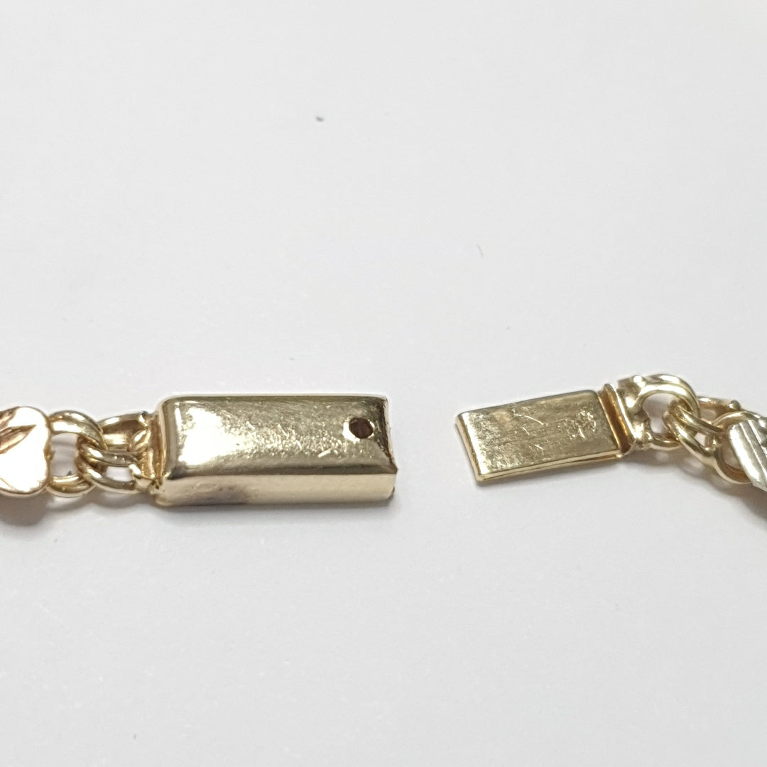 GARGANTILLA ORO COMBINADO 10 K 13.9 GRMS (SEMINUEVO)