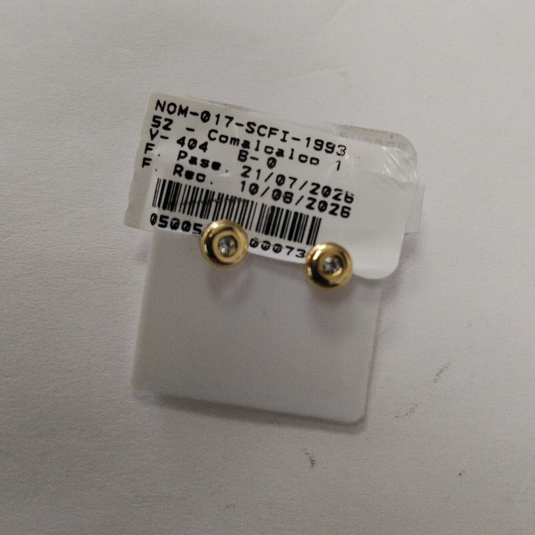 BROQUELES BROQUEL C CIRCONIA 14K 0.27 GR (NUEVO)