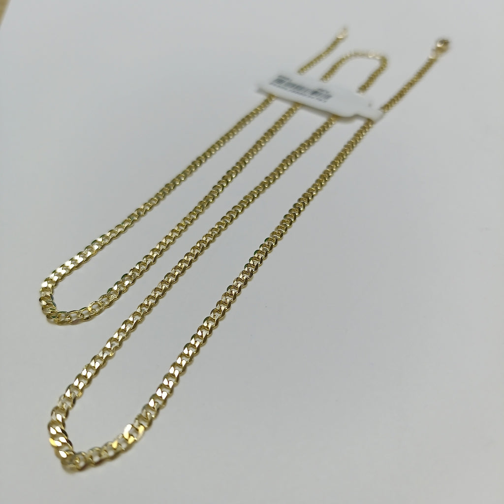 CADENA BARBADA 14K 60 CM 5.9 GR (NUEVO)