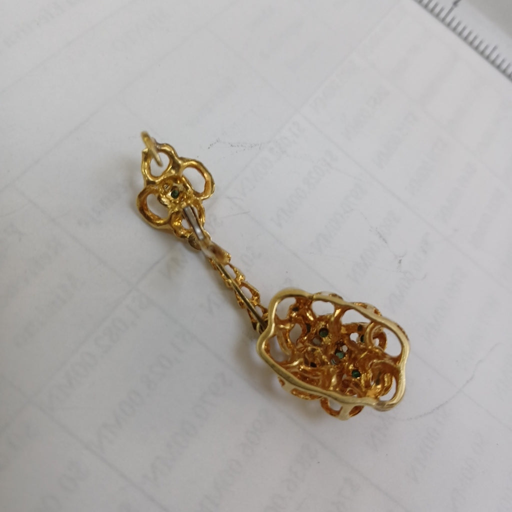 ARETES PAR ORO 18 K 18.1 GRMS (SEMINUEVO)