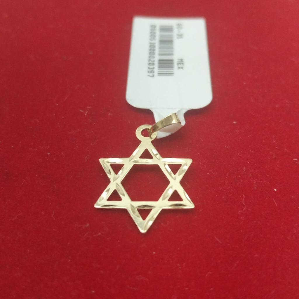 DIJE TEJIDO ESTRELLA DE DAVID 14K 0.5 GR (NUEVO)