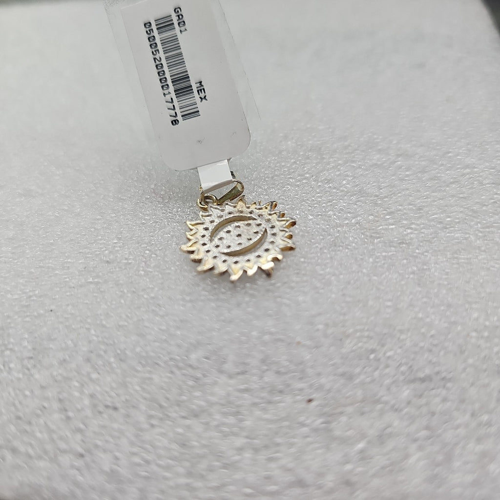 DIJE OJO MAGICO CON CIRCONIAS PLATA .925 2 GR (NUEVO)