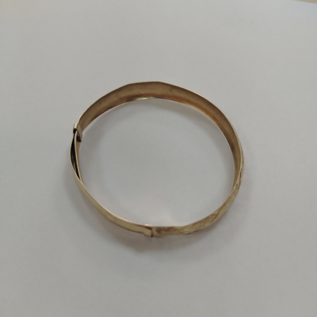 PULSERA RIGIDA ORO 10 K 6,30 GRMS (SEMINUEVO)