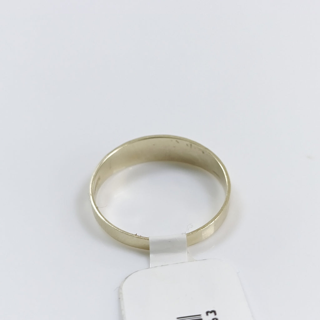 ANILLOS ARGOLLA DE LA SUERTE 10K TALLA 9 1.3 GR (NUEVO)