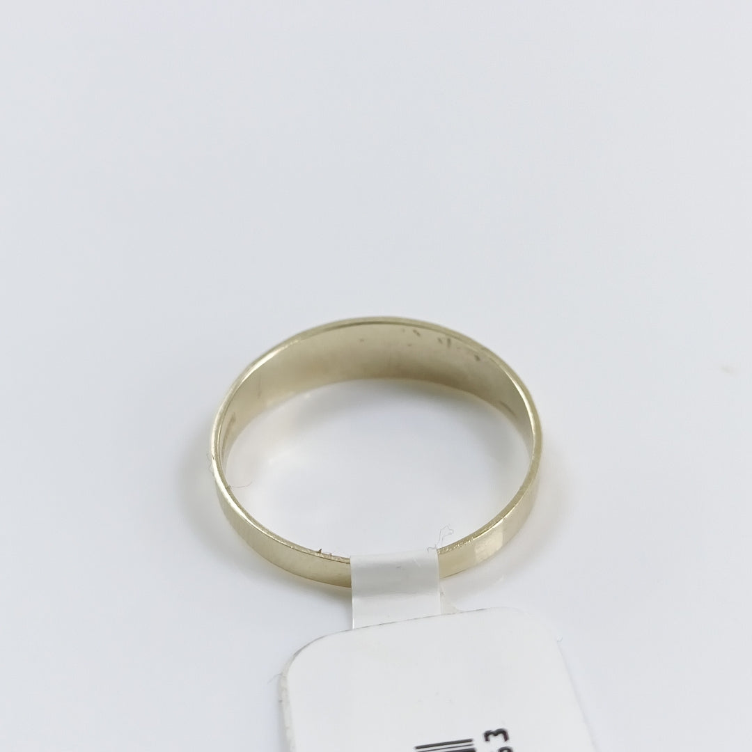 ANILLOS ARGOLLA DE LA SUERTE 10K TALLA 9 1.3 GR (NUEVO)