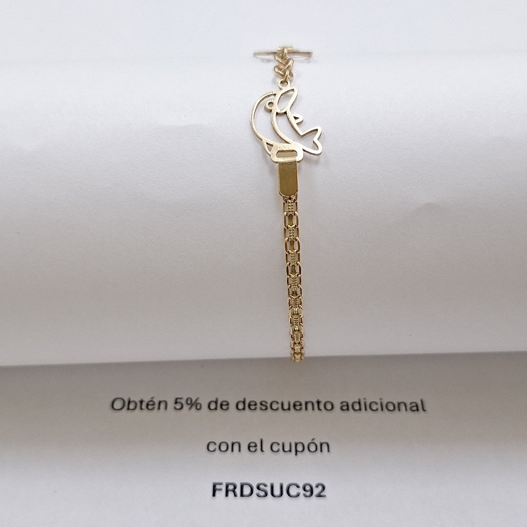 PULSERA ORO 14 K 2,90 GRMS (SEMINUEVO)