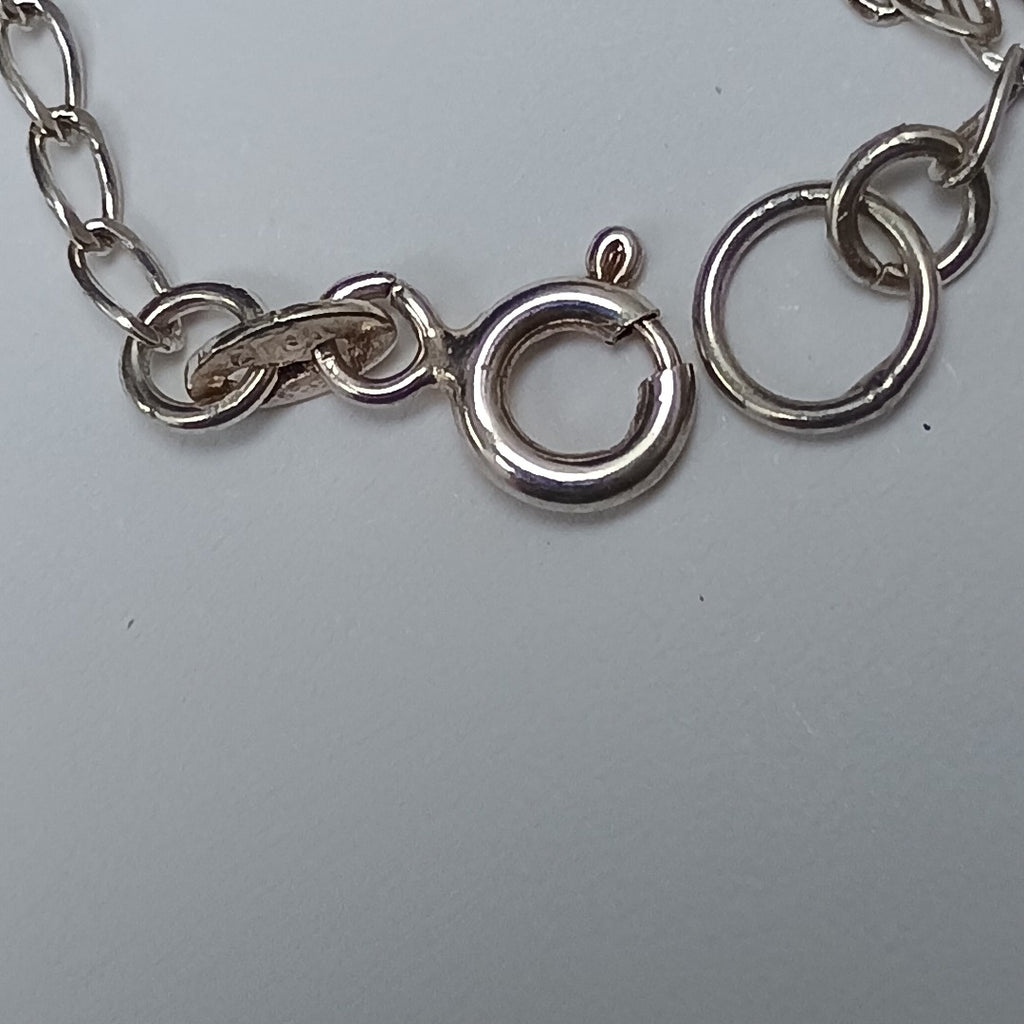 PULSERA TEJIDO ESPECIAL PLATA .925 18 CM 3.1 GR (NUEVO)