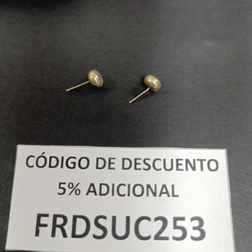 BROQUELES PAR ORO 10 K 0.2 GRMS (SEMINUEVO)