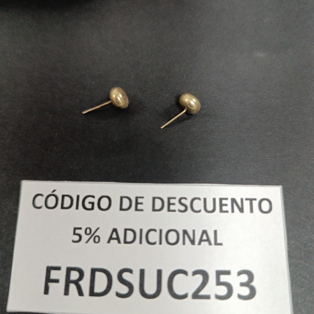 BROQUELES PAR ORO 10 K 0.2 GRMS (SEMINUEVO)
