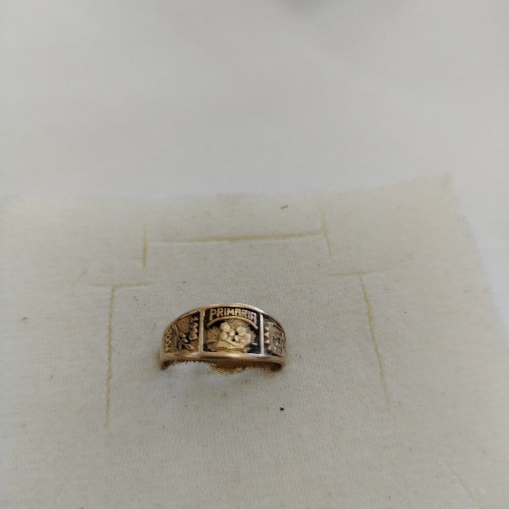 ANILLO DE GRADUACIÓN ORO 8 K 1.6 GRMS (SEMINUEVO)