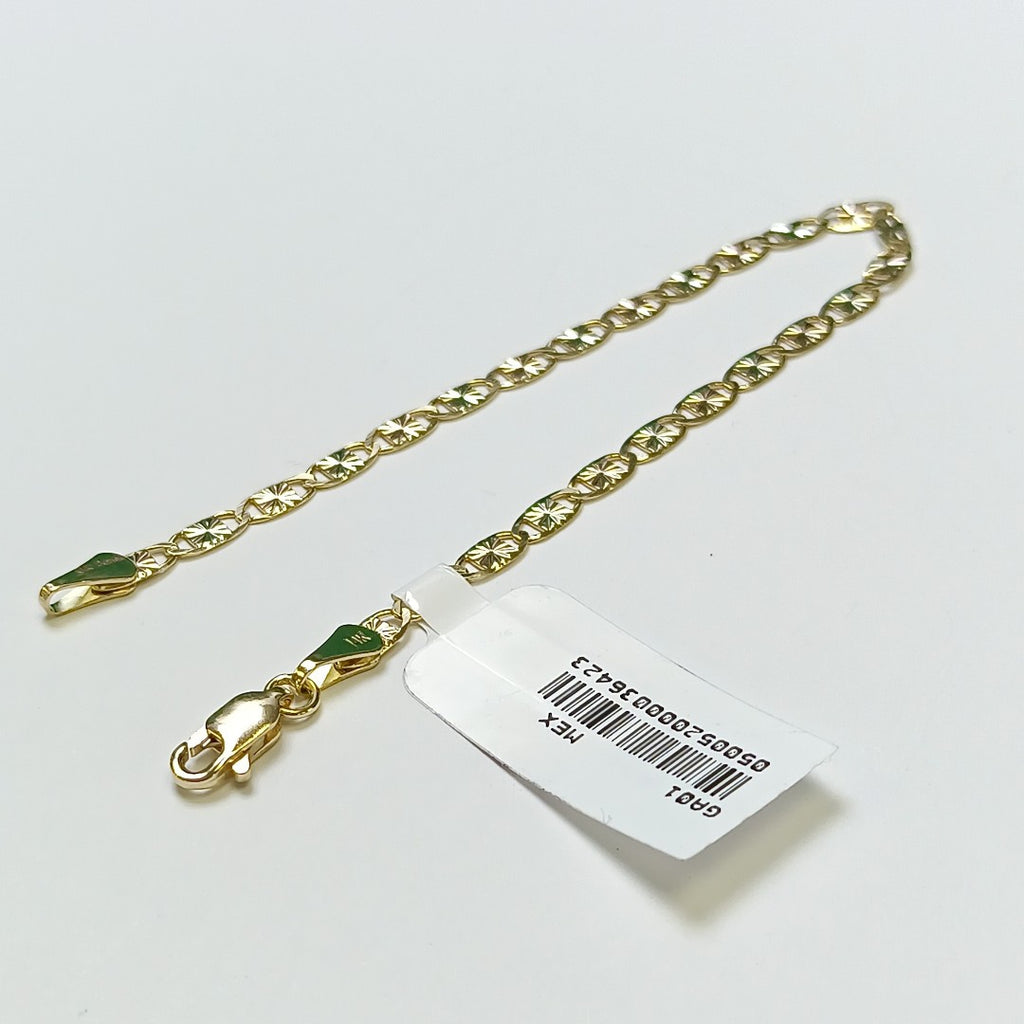 PULSERA GUCHI 14K 18 CM 2.9 GR (NUEVO)