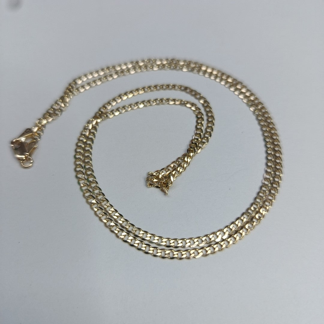 CADENA BARBADA 14K 60 CM 6 GR (NUEVO)