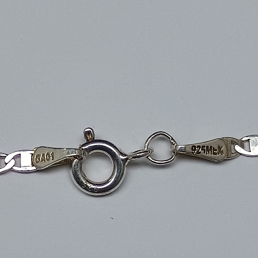 CADENA TEJIDO ESPEJO PLATA .925 60 CM 4.3 GR (NUEVO)