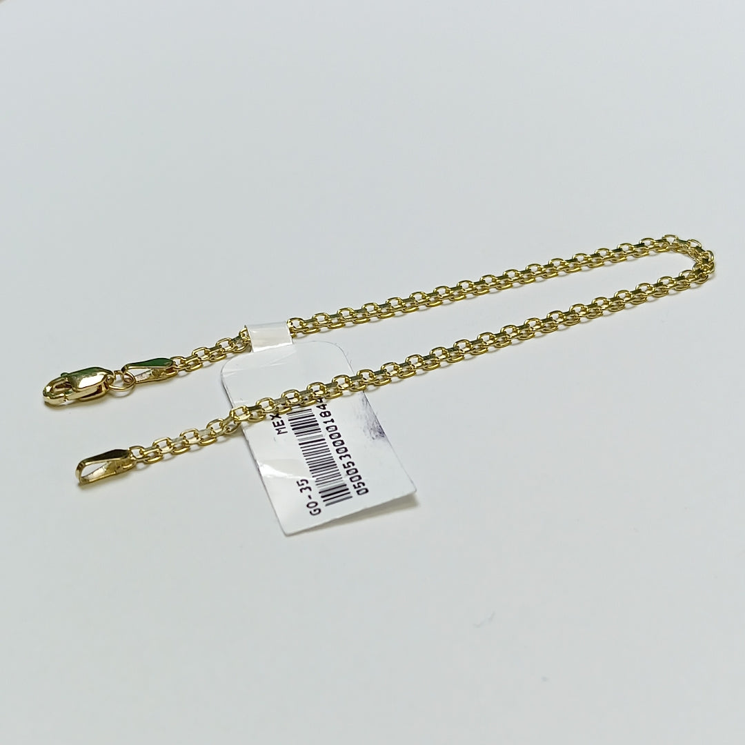 PULSERA BISMARK 14K 18 CM 2.4 GR (NUEVO)