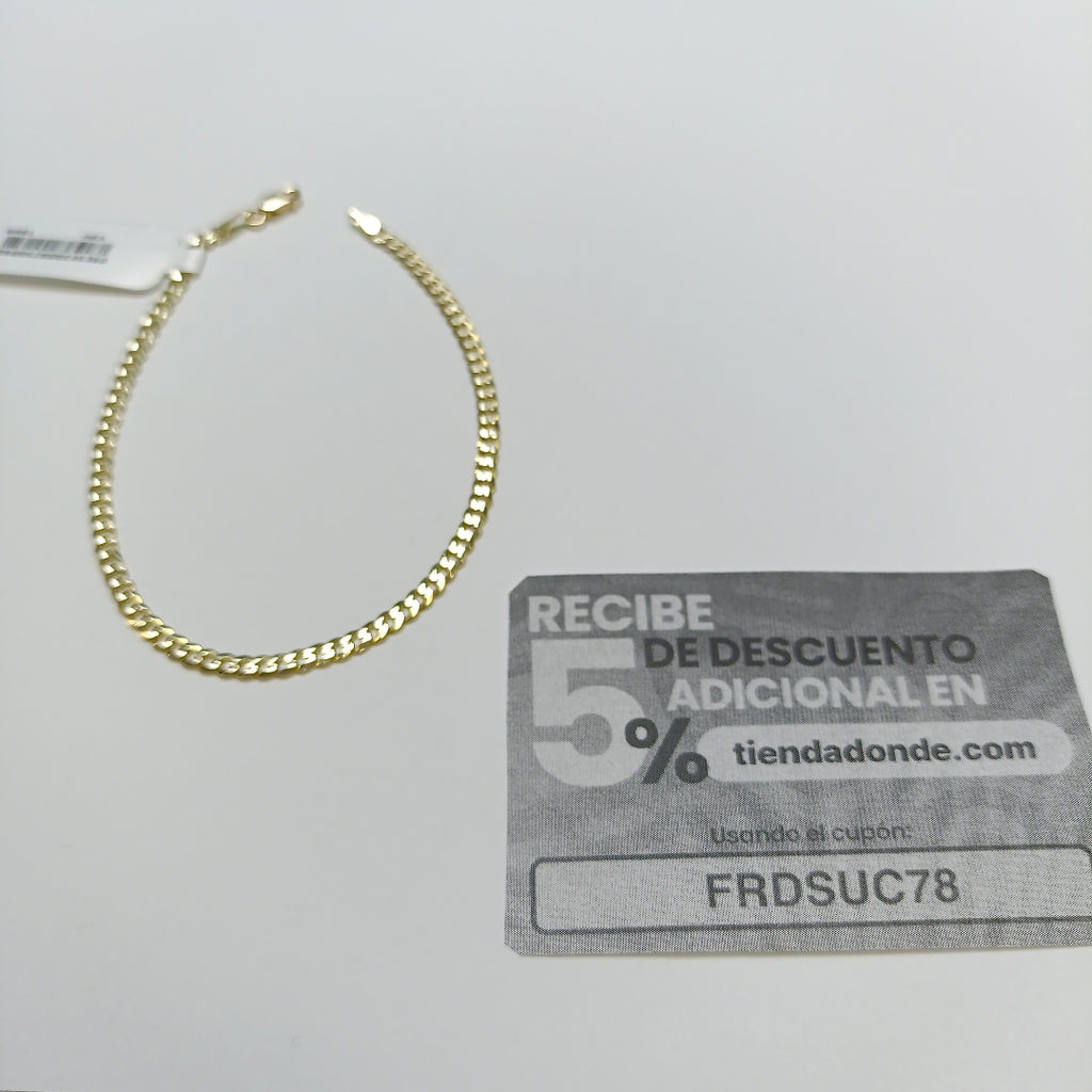 PULSERA BARBADA 14K 21 CM 3.8 GR (NUEVO)