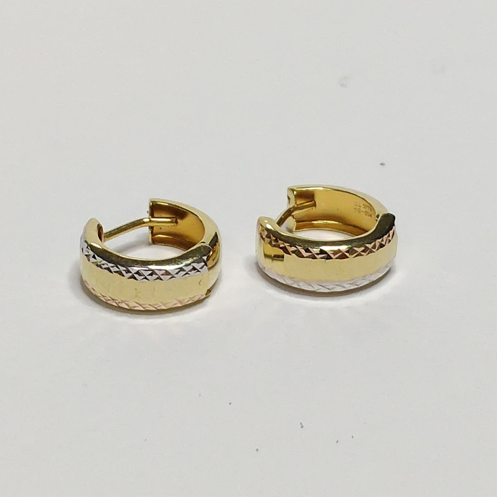 ARRACADAS PAR ORO 14 K 1.3 GRMS (SEMINUEVO)