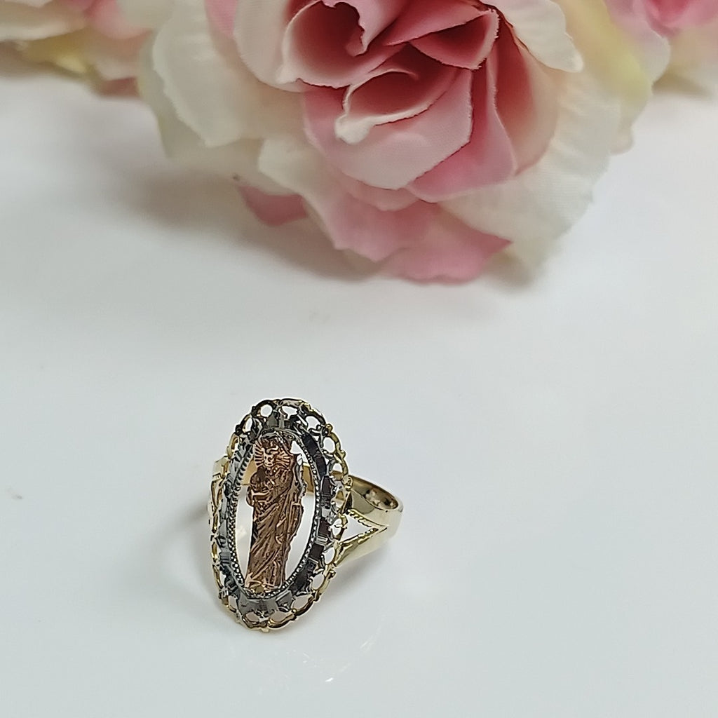 ANILLITO ORO, ORO COMBINADO 14 K 1.9 GRMS (SEMINUEVO)