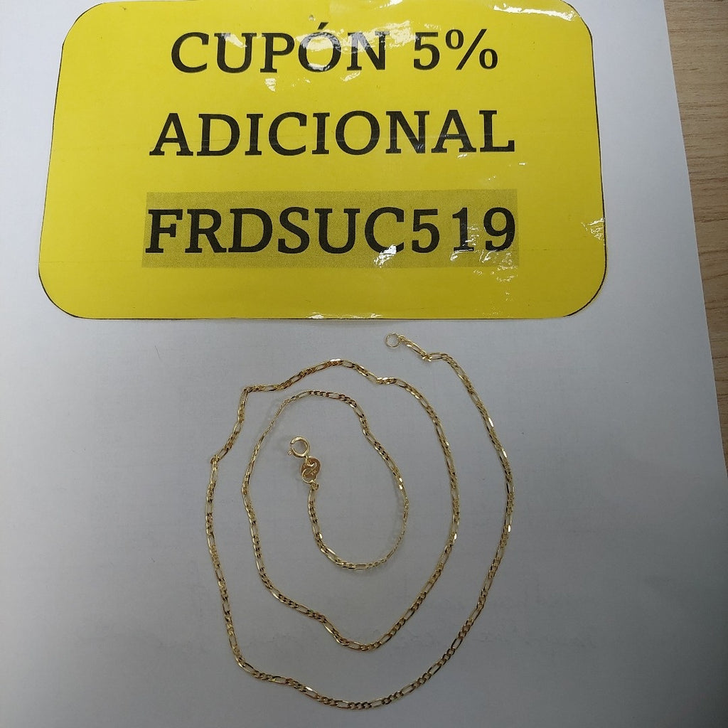 CADENAS CARTIER 3 1 AMARILLA ORO 14K 1.9 (NUEVO)
