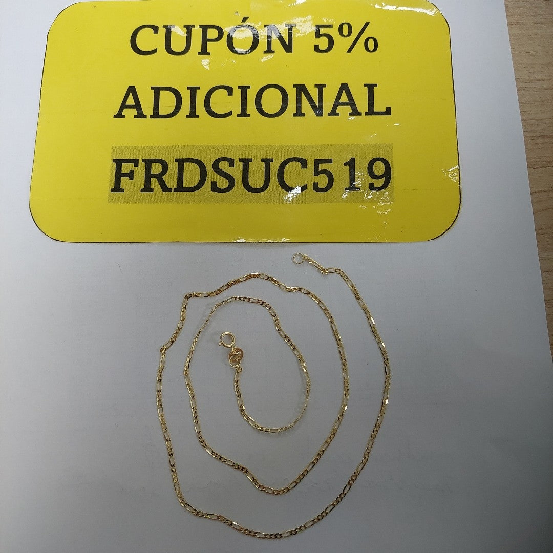 CADENAS CARTIER 3 1 AMARILLA ORO 14K 1.9 (NUEVO)