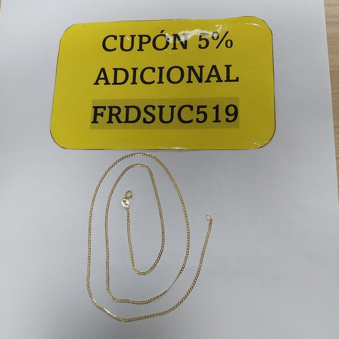 CADENAS BARBADA AMARILLA ORO 14K 2.2 (NUEVO)