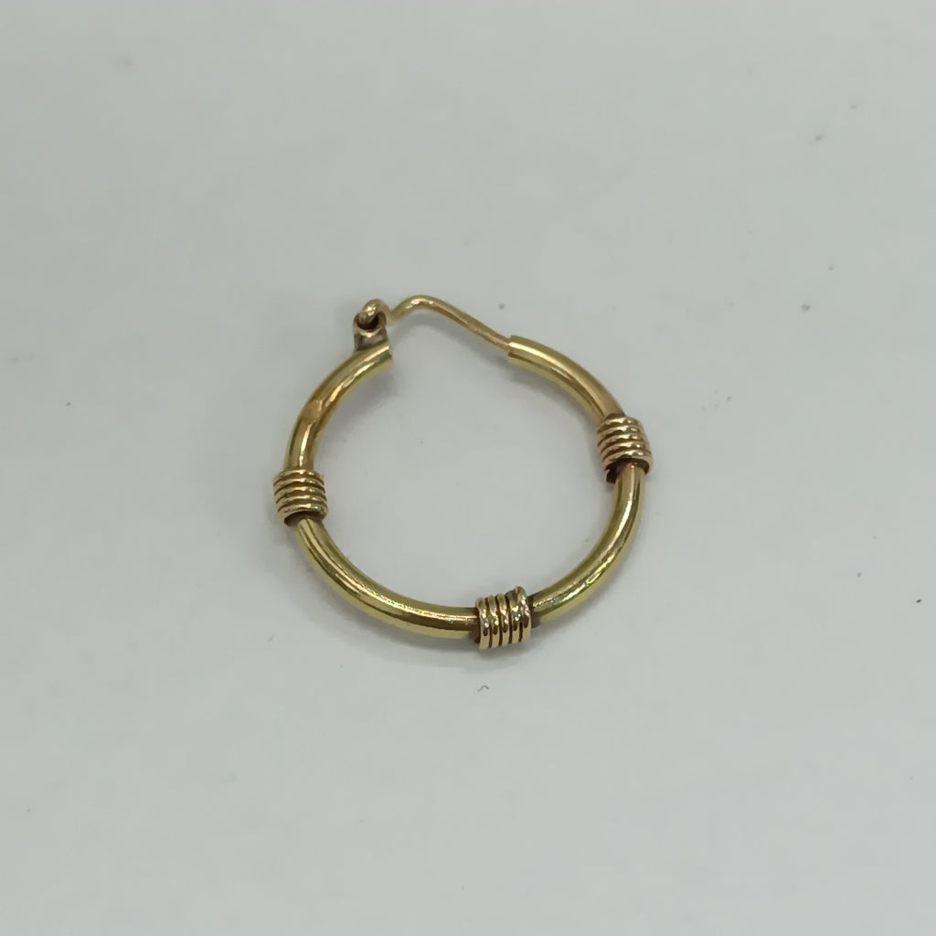 ARRACADAS PAR ORO 14 K 2.9 GRMS (SEMINUEVO)