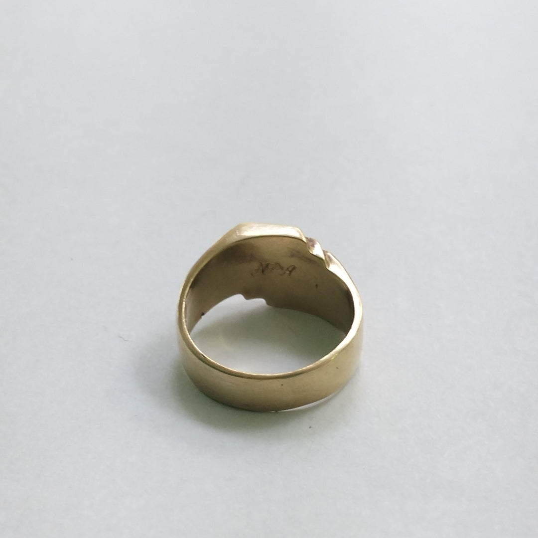 ANILLO DE GRADUACIÓN ORO 10 K 6,50 GRMS (SEMINUEVO)