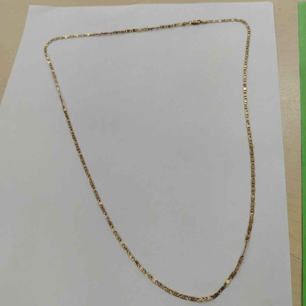 CADENA ORO, ORO COMBINADO 14 K 7.3 GRMS (SEMINUEVO)