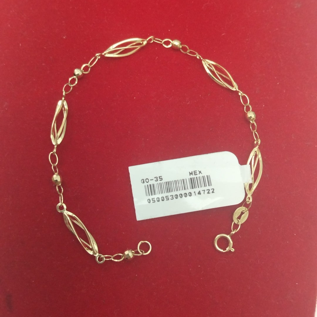 PULSERA ESPECIAL 14K 18 CM 2 GR (NUEVO)