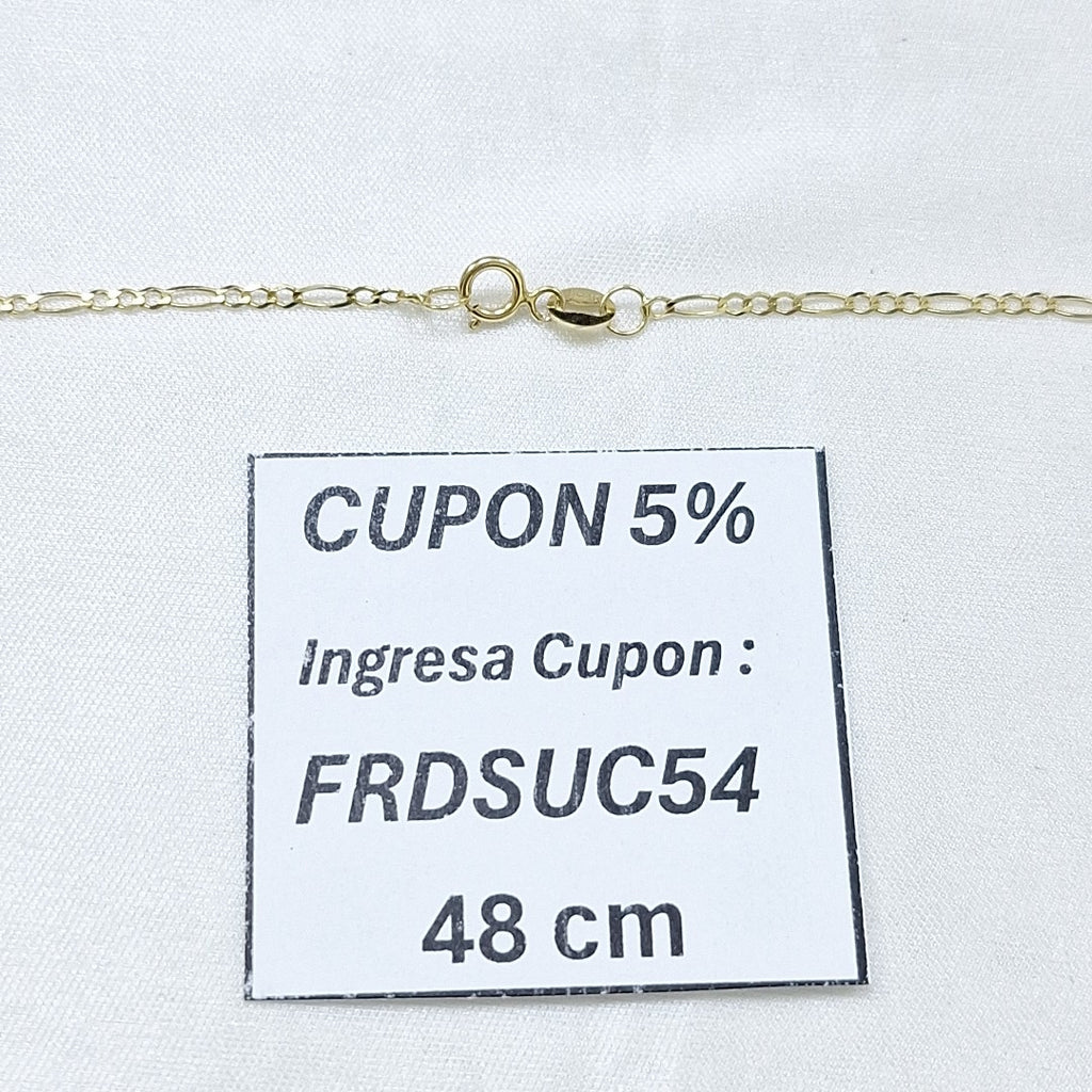 CADENA ORO 14 K 2,00 GRMS (SEMINUEVO)