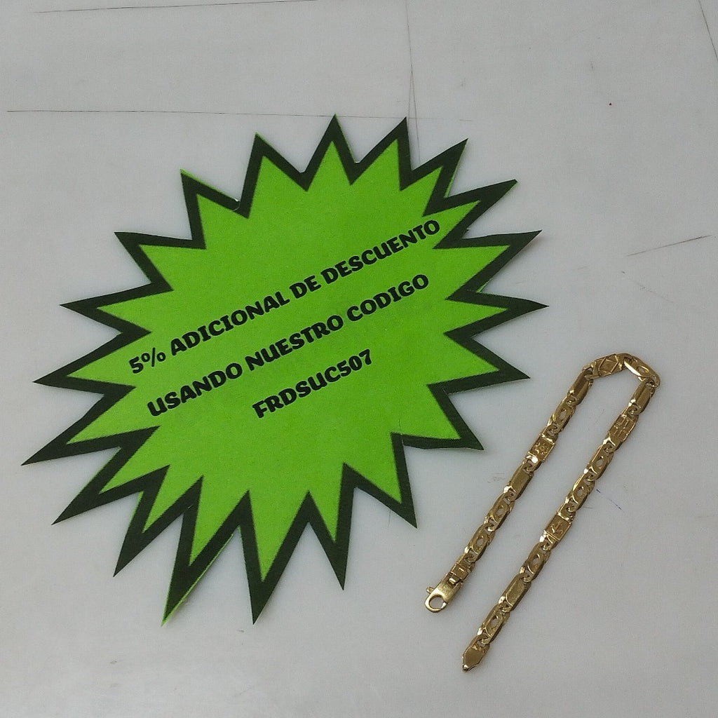 PULSERA ORO 14 K 11.6 GRMS (SEMINUEVO)