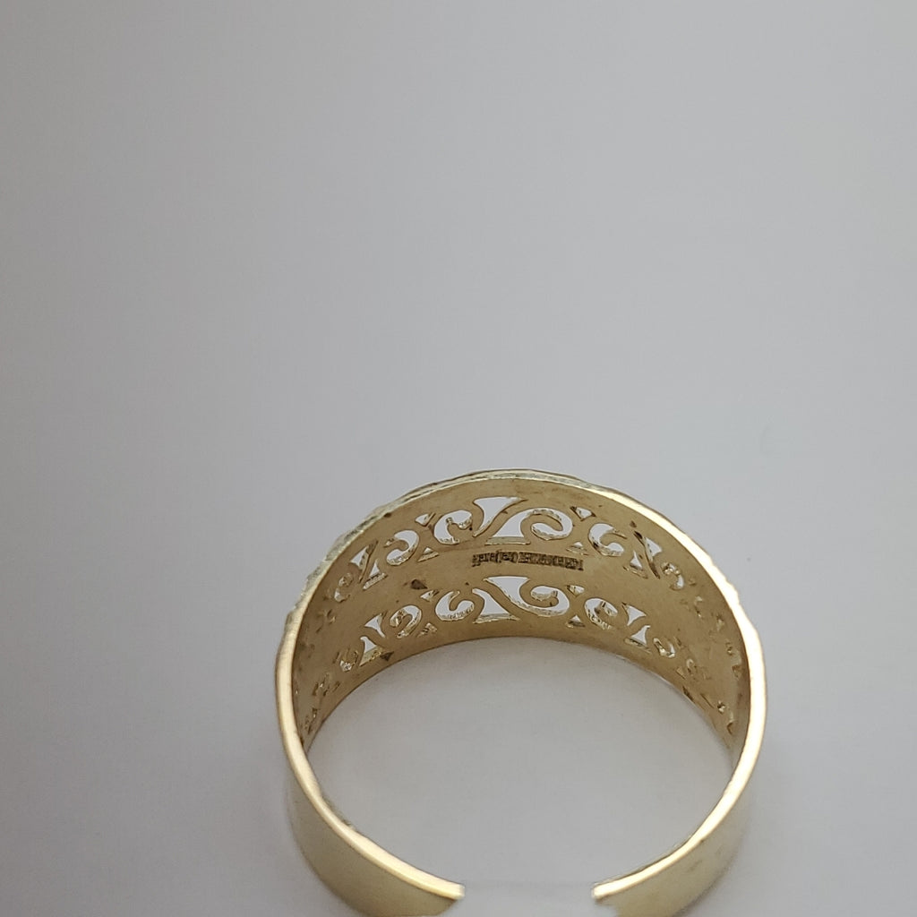 ANILLOS TIPO FILIGRANA 14K TALLA 8.5 3 GR (NUEVO)