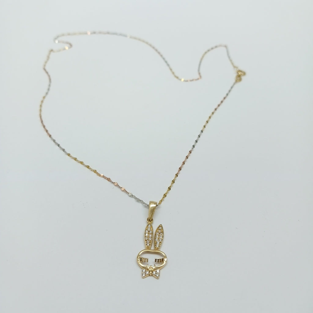 CADENA, DIJE ORO 14 K 1.4 GRMS (SEMINUEVO)