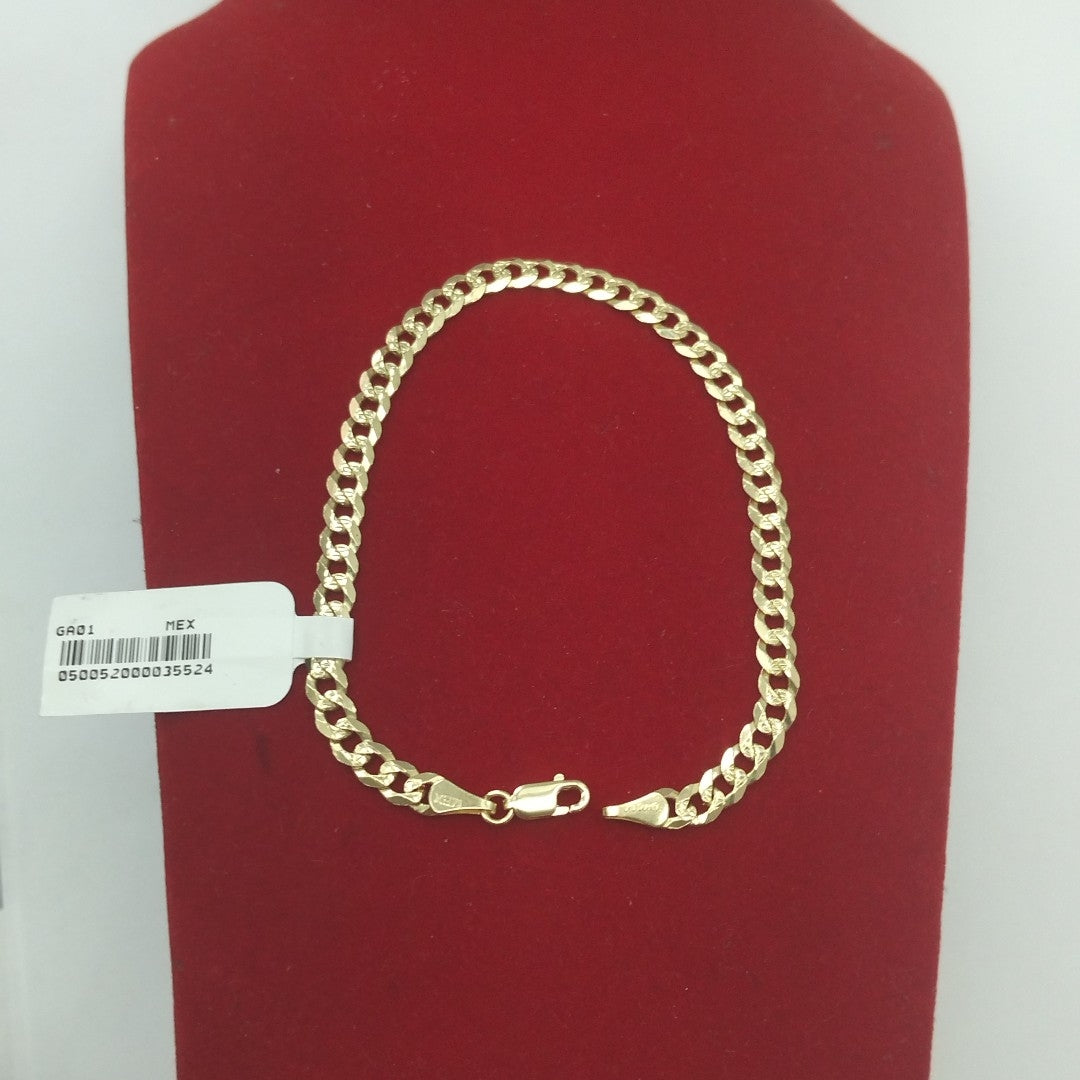 PULSERA BARBADA 14K 21 CM 7.5 GR (NUEVO)