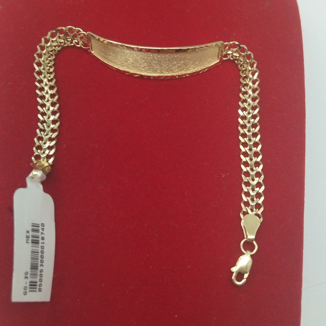 PULSERA ESCLAVA CHINO 14K 21 CM 9.7 GR (NUEVO)