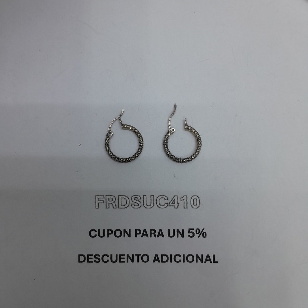 ARRACADAS PAR PLATA 1.3 GRMS (SEMINUEVO)