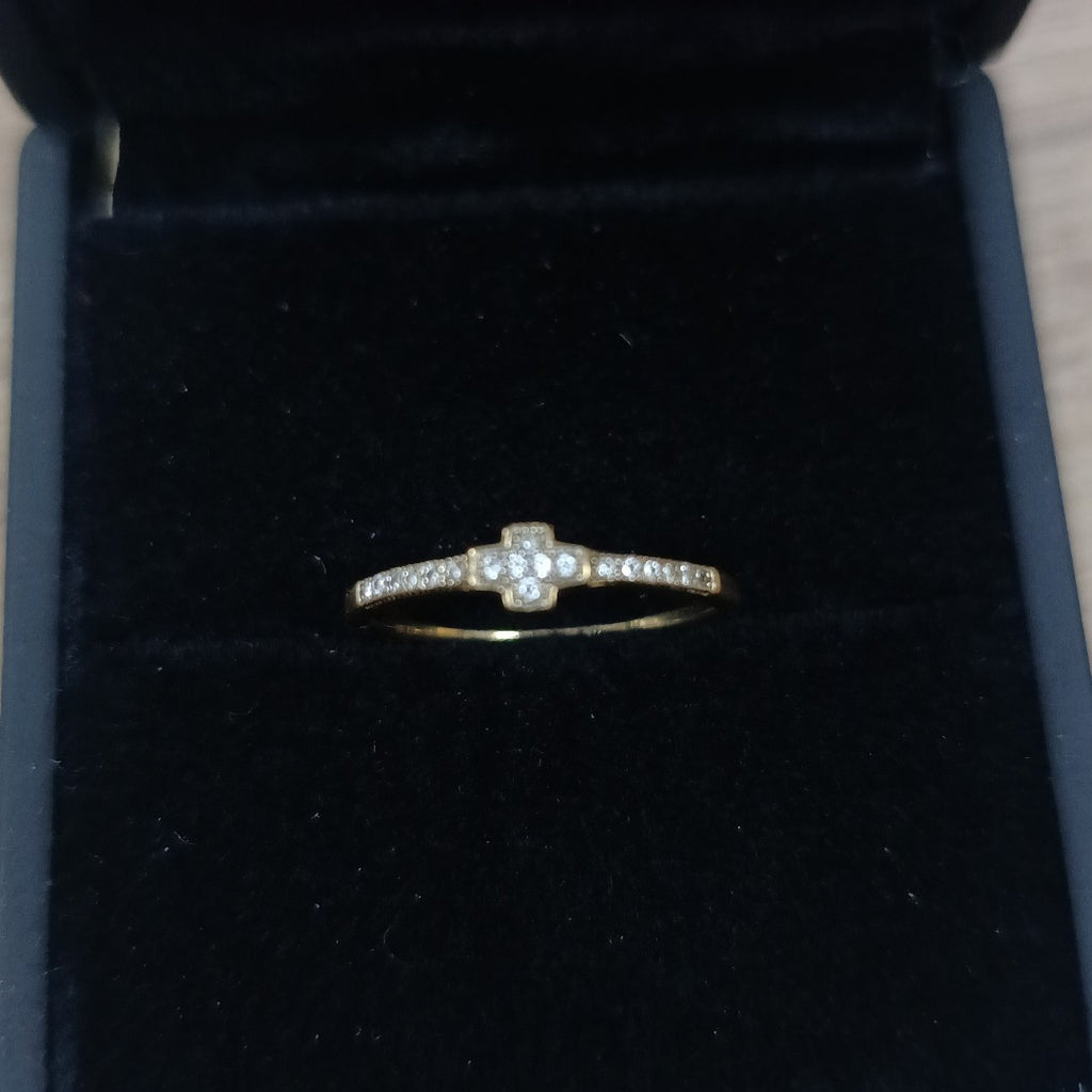ANILLO ORO 10 K 1,10 GRMS (SEMINUEVO)
