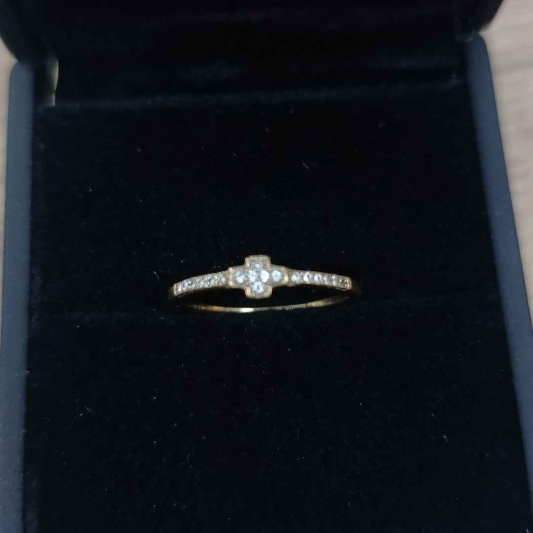 ANILLO ORO 10 K 1,10 GRMS (SEMINUEVO)