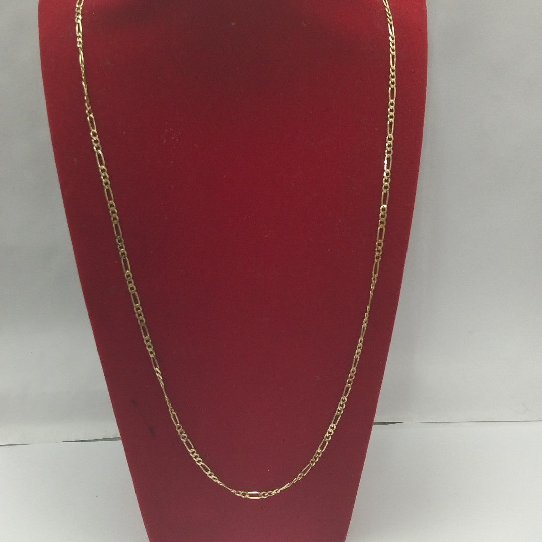CADENA TEJIDO 3X1 14K 55 CM 5.2 GR (NUEVO)