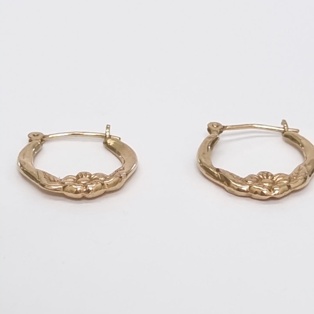 ARRACADAS PAR ORO 14 K 0,70 GRMS (SEMINUEVO)