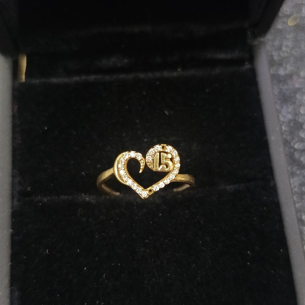 ANILLO CONMEMORATIVO ORO 10 K 1,10 GRMS (SEMINUEVO)