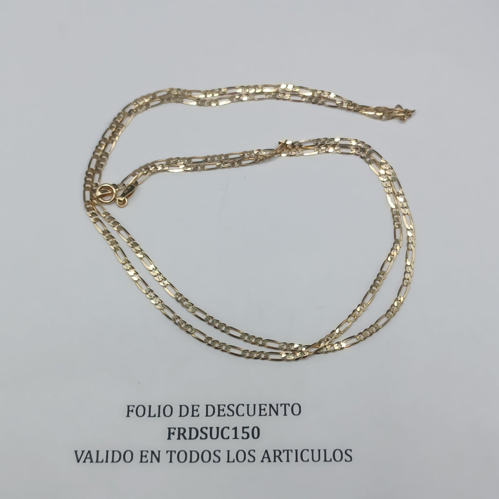 CADENA ORO 14 K 3.6 GRMS (SEMINUEVO)