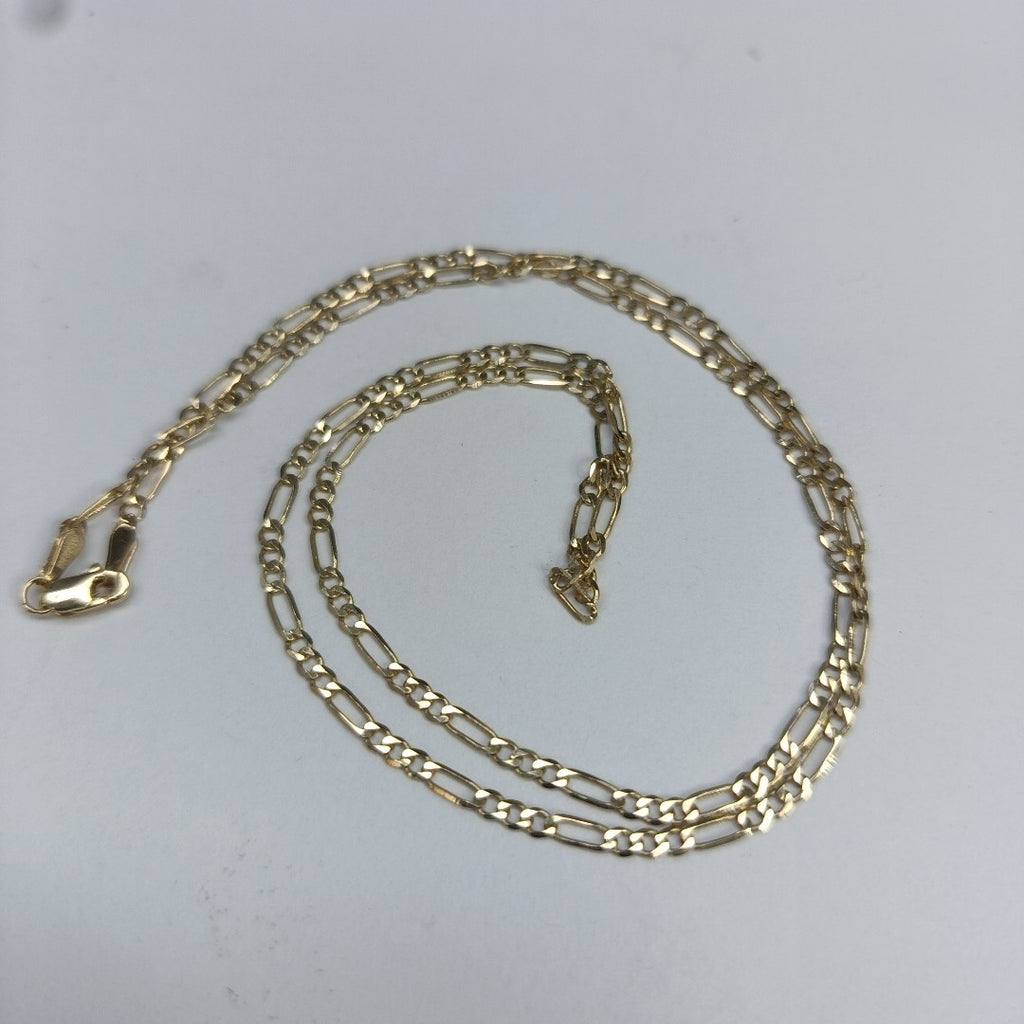 CADENA TEJIDO 3X1 14K 55 CM 5.2 GR (NUEVO)