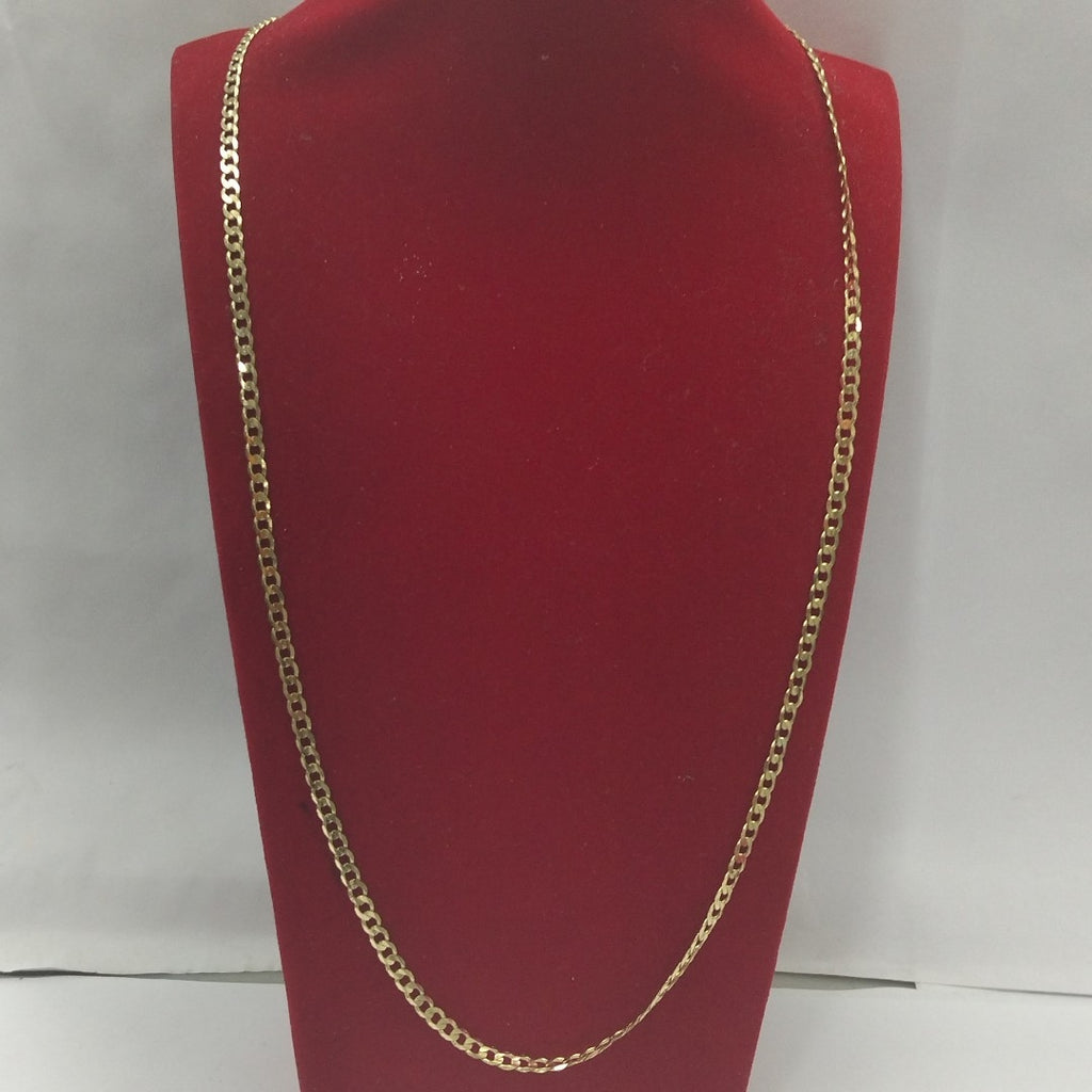 CADENA TEJIDO BARBADA 14K 60 CM 8.8 GR (NUEVO)