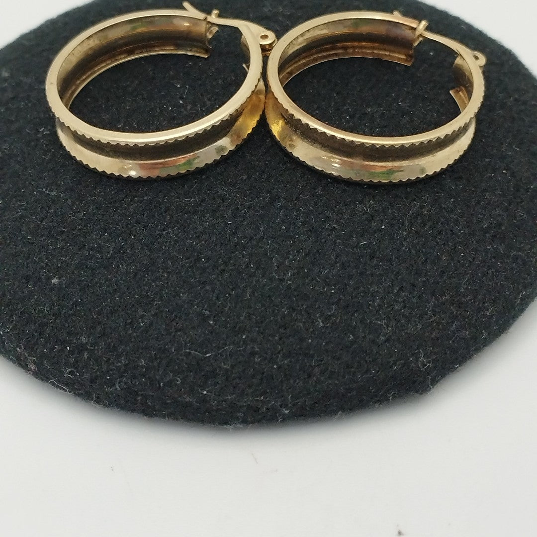 ARRACADAS PAR ORO 10 K 3.8 GRMS (SEMINUEVO)