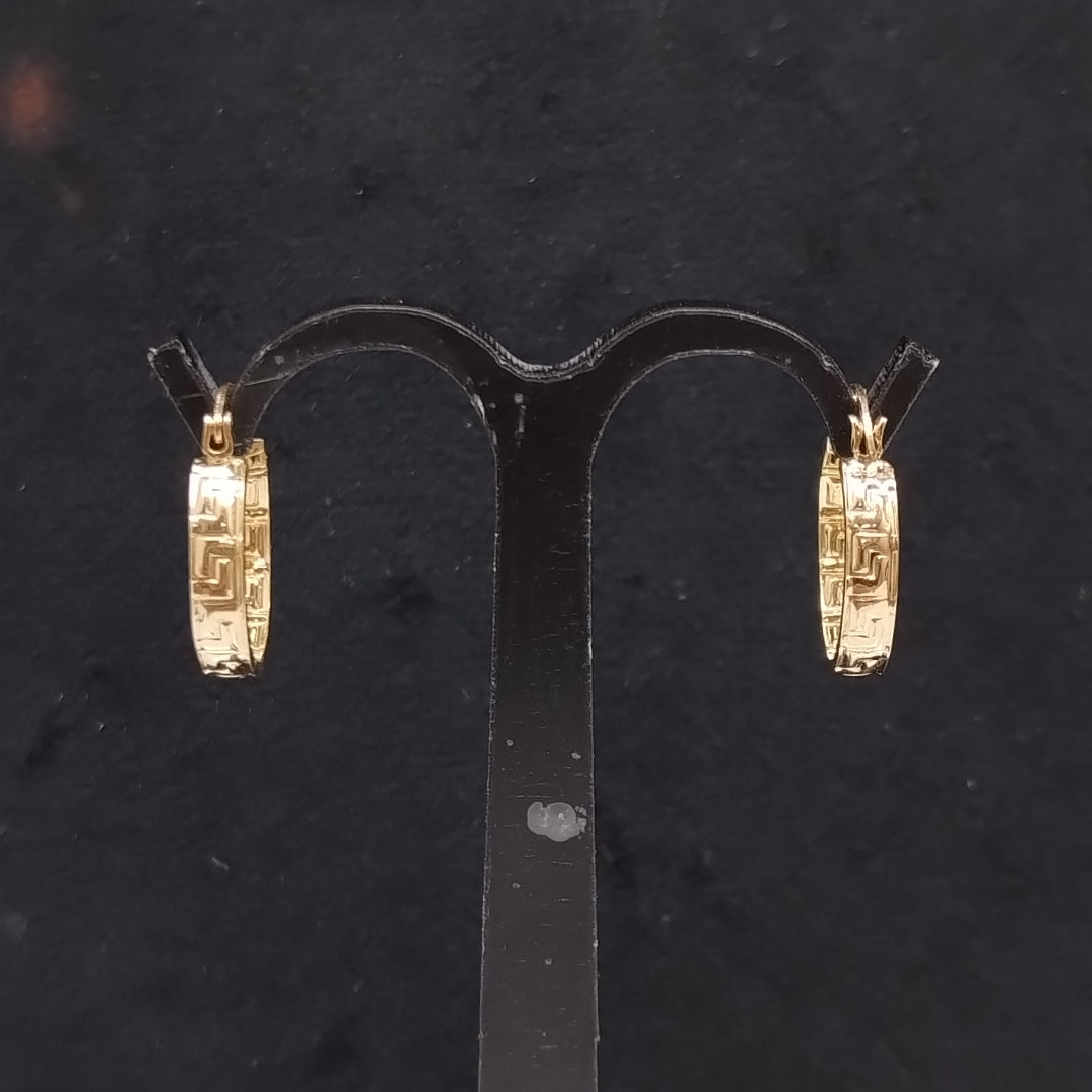 ARETES ARRACADAS FIG GRECAS 14K 1.8 GR (NUEVO)