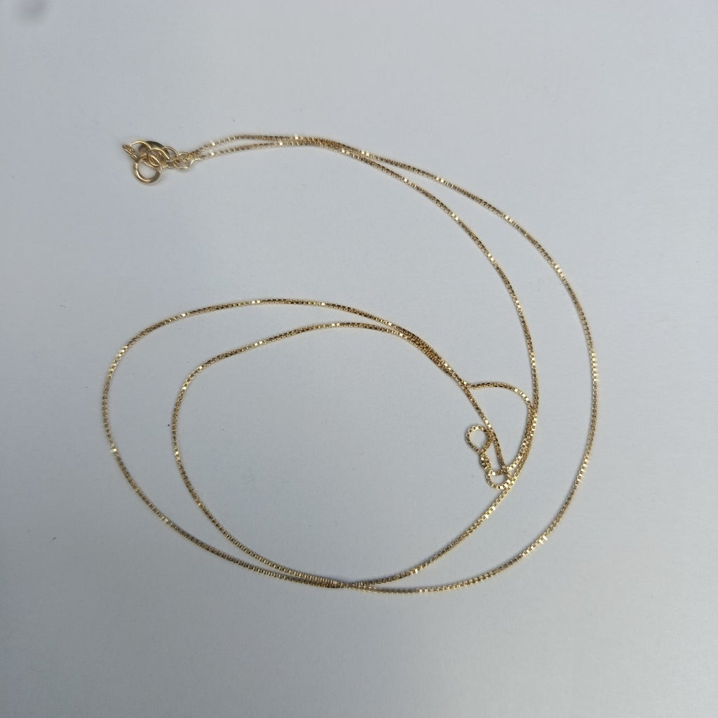 CADENA VENECIANO 14K 55 CM 1.7 GR (NUEVO)
