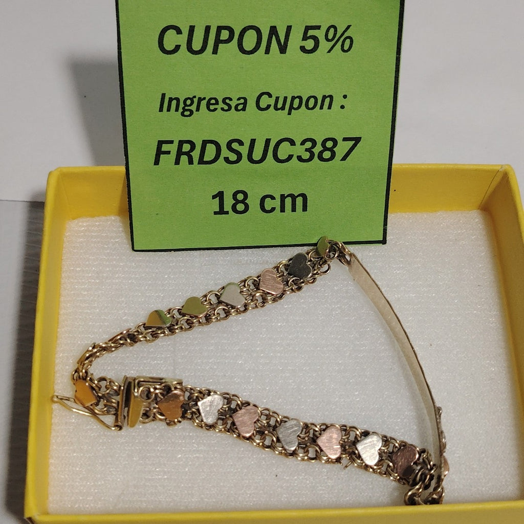 ESCLAVA ORO 10 K 10 GRMS (SEMINUEVO)