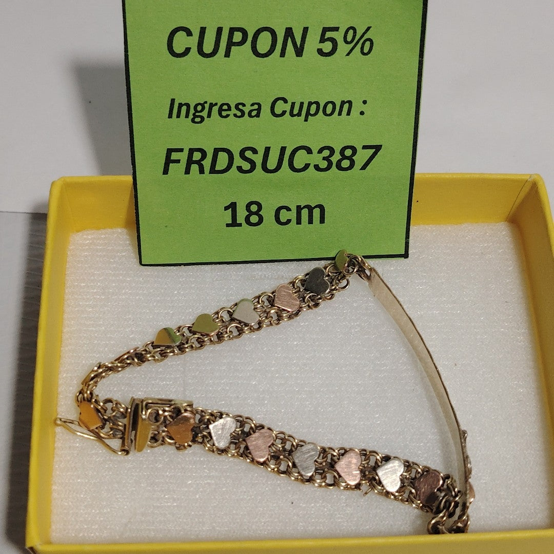 ESCLAVA ORO 10 K 10 GRMS (SEMINUEVO)