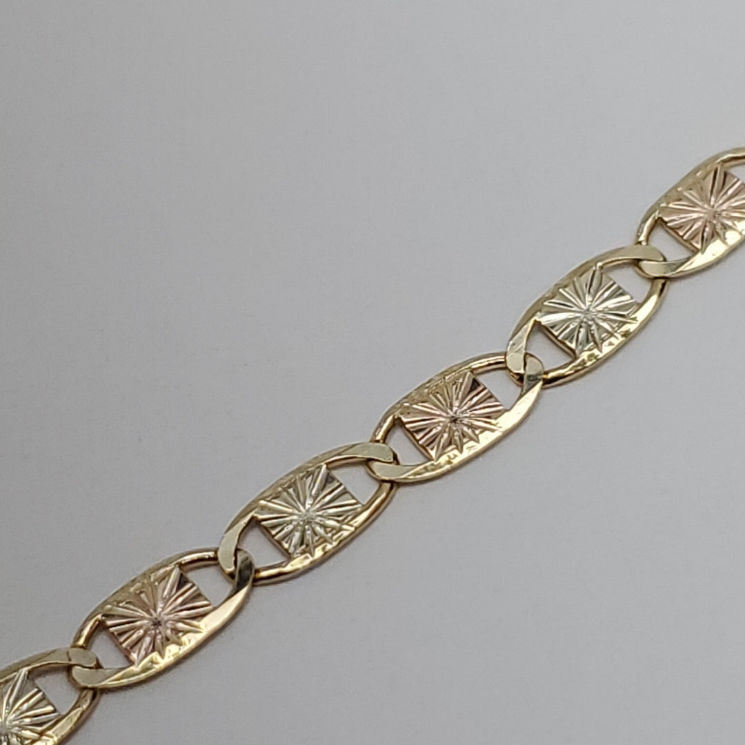 PULSERA GUCHI 14K 18 CM 3 GR (NUEVO)