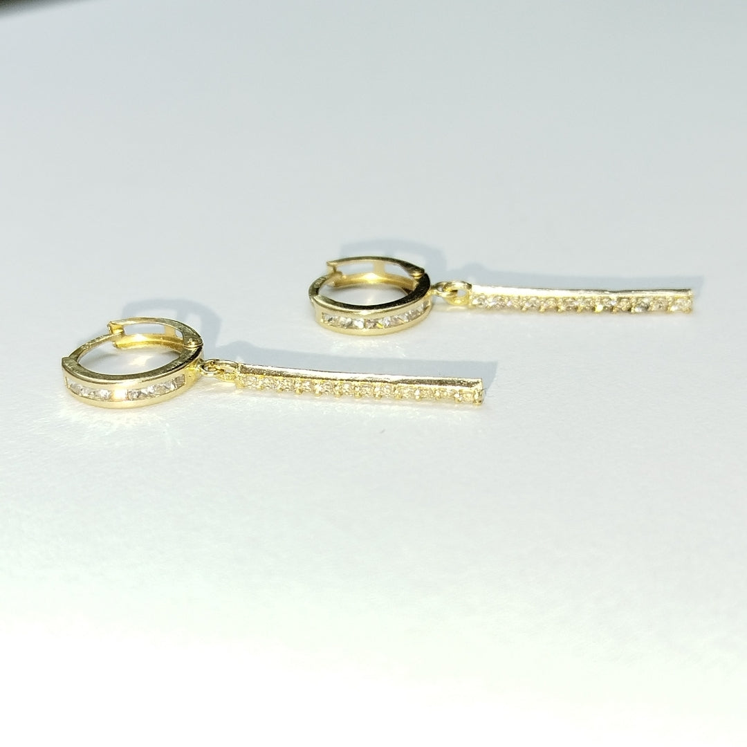 ARRACADAS PAR ORO 14 K 1,90 GRMS (SEMINUEVO)